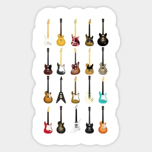 Guitar Collection Sticker